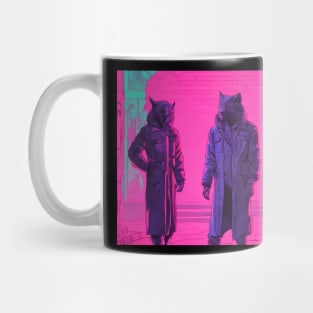 Three wolves Mug